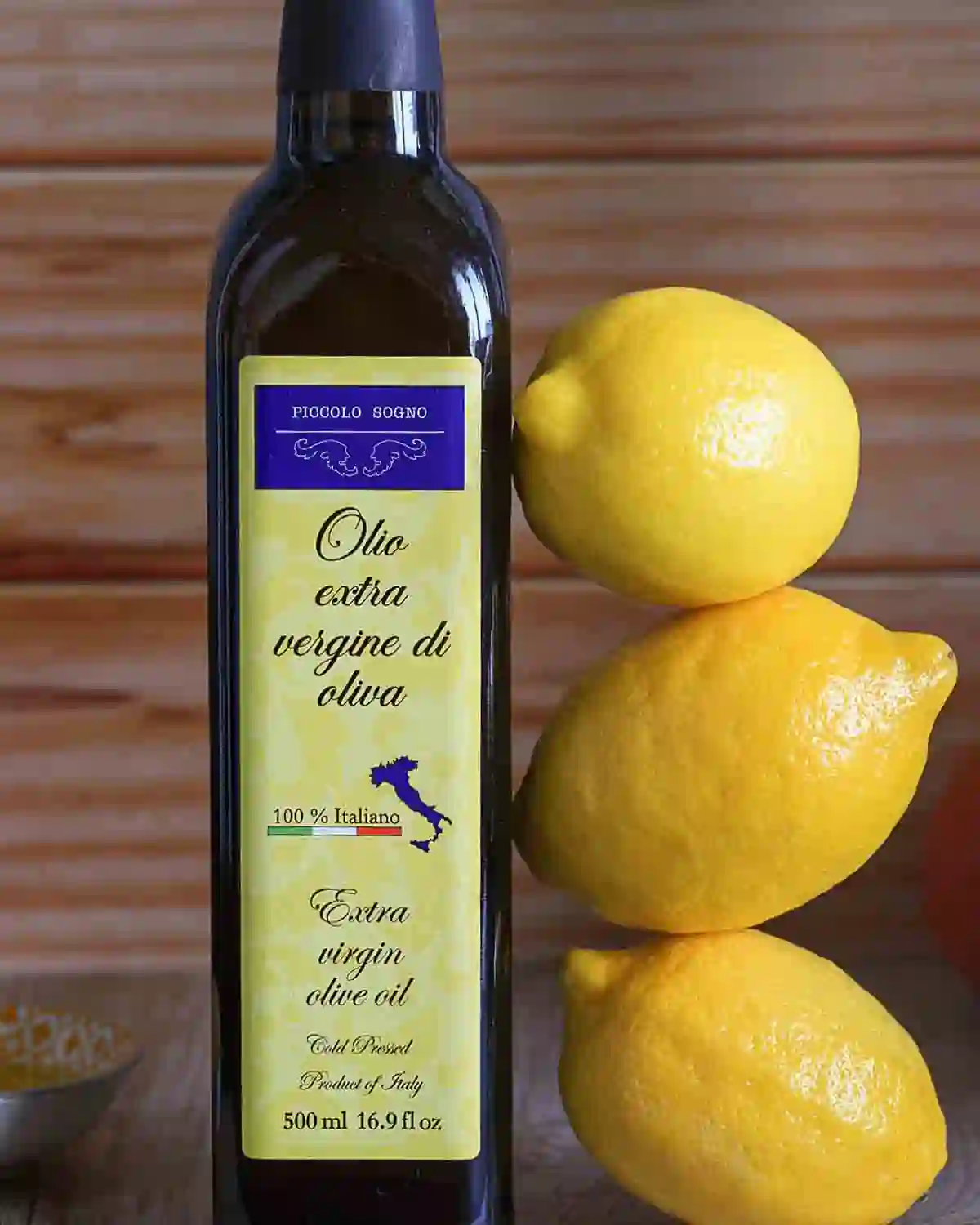 Piccolo Sogno extra virgin olive oil with lemons